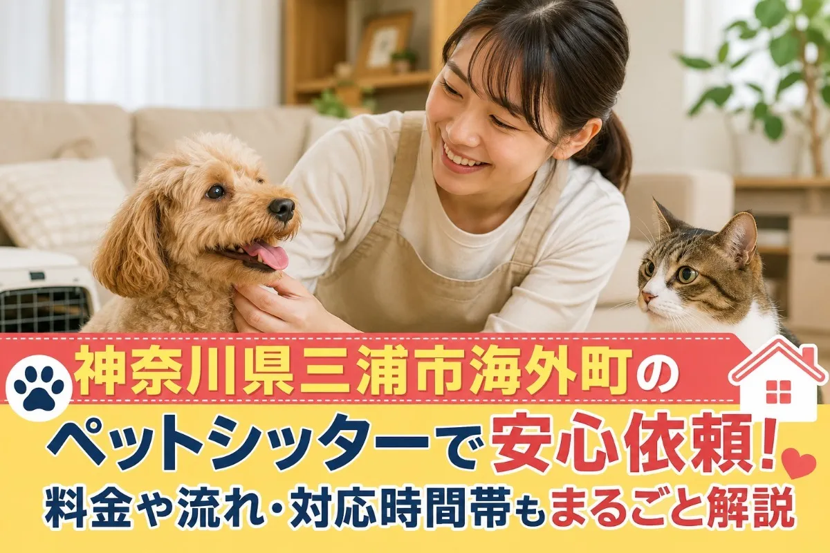 神奈川県三浦市海外町のペットシッターで安心依頼！料金や流れ・対応時間帯もまるごと解説